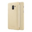 Чохол книжка Nillkin Sparkle Series для Samsung A730/A8 Plus (2018) Gold
