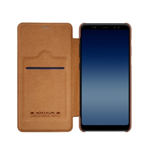 Чохол книжкa Nillkin Qin Series для Samsung A730 Galaxy A8 Plus (2018) Brown