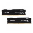 Модуль пам'яті, DDR4, 8GB (2x 4GB), 2666MHz, HyperX Fury Black (HX426C15FBK2/8)