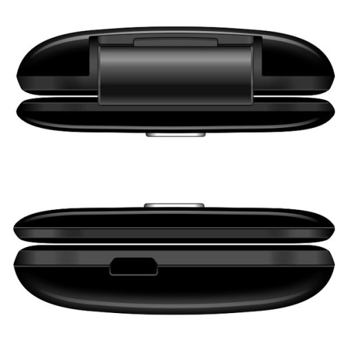 Мобільний телефон BRAVIS C243 Flip Black