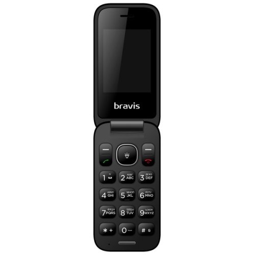 Мобільний телефон BRAVIS C243 Flip Red