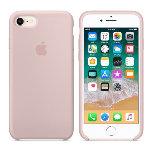 Чохол Apple Silicone Case для iPhone 8 / 7, Pink Sand