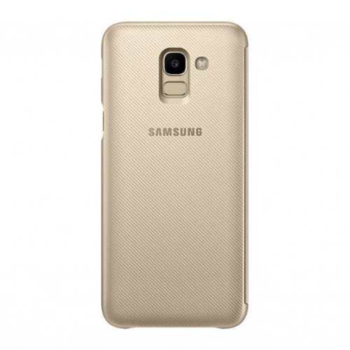 Чохол Samsung J6 (J600) EF-WJ600CFEGRU Flip Wallet cover Gold