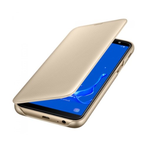 Чохол Samsung J6 (J600) EF-WJ600CFEGRU Flip Wallet cover Gold