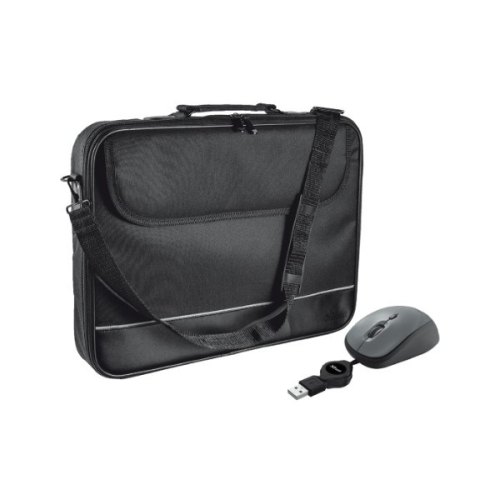 Сумка для ноутбука 15.6, TRUST Mouse with Carry bag (18902) Чорний