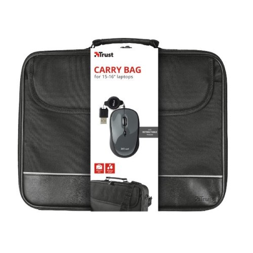 Сумка для ноутбука 15.6, TRUST Mouse with Carry bag (18902) Чорний