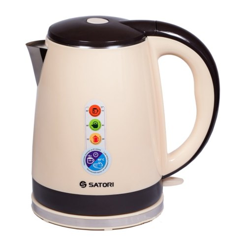 Електрочайник Satori SSK-5510-CDW/1,8л/ 2000Вт/нержавіюча сталь/подвійні стінки