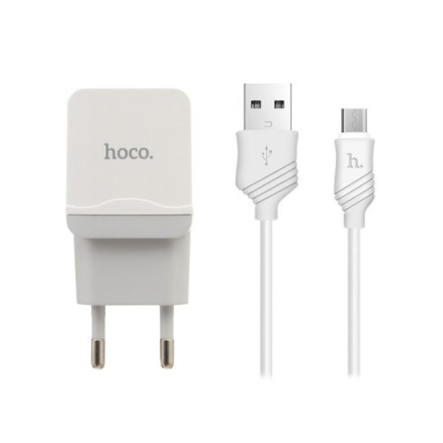 МЗП HOCO C22A Little Superior (1USB/2.4 A) micro usb (White)
