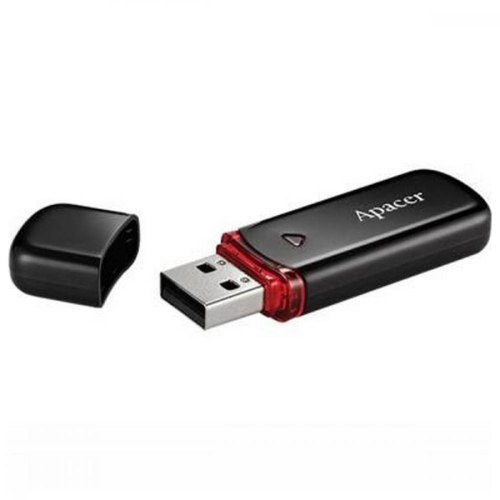 USB флеш Apacer  64GB USB 2.0 Type-A AH333 Black