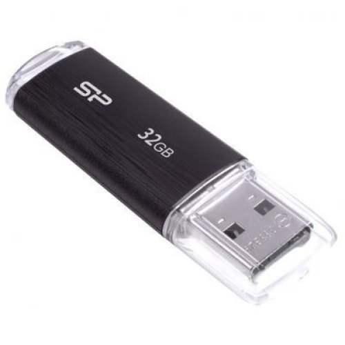 USB флеш 32GB Silicon Power Ultima U02 Black (SP032GBUF2U02V1K)