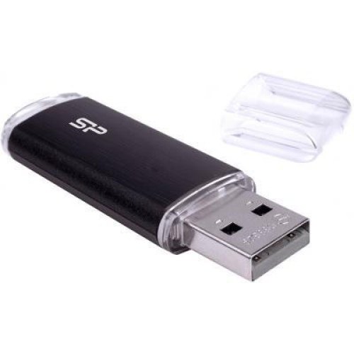USB флеш 32GB Silicon Power Ultima U02 Black (SP032GBUF2U02V1K)