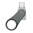 USB флеш 32G Silicon Power DriveMobile C80 Silver USB3.0/TypeC (SP032GBUC3C80V1S)