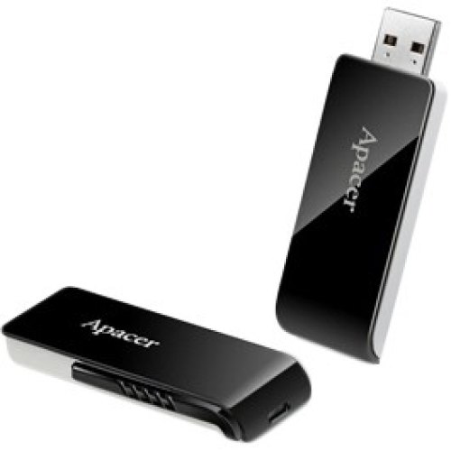 USB флеш 16GB Apacer AH350 Black (AP16GAH350B-1)