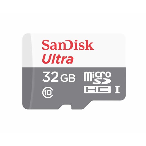 microSDHC карта 32Gb SanDisk Ultra UHS-I class10 з SD адаптером (SDSQUNS-032G-GN3MN)