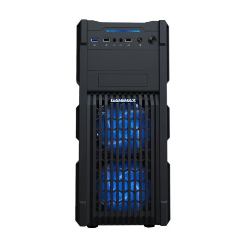Корпус GameMax One Blue без БП /ATX/microATX/3.5х4/2.5х2/450 x 185 x 412 мм/