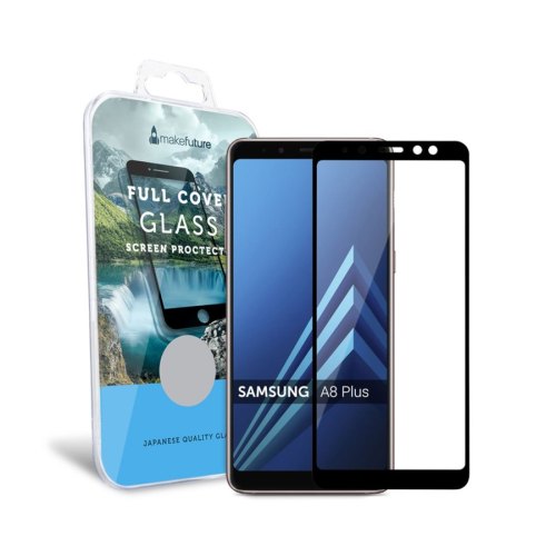 Захисне скло  MakeFuture Full Cover для Samsung A8 Plus 2018 Black