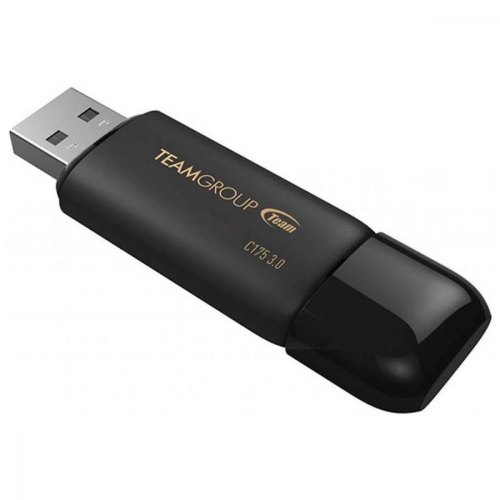 USB флеш 64GB Team C175 Pearl Black (TC175364GB01)