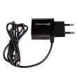 МЗП Grand-X USB 5V, 2,1A (CH-35B) 2USB із захистом від перевантаження + кабель microUSB, Black