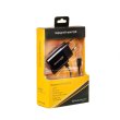 МЗП Grand-X USB 5V, 2,1A (CH-35B) 2USB із захистом від перевантаження + кабель microUSB, Black