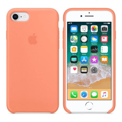 Чохол Apple Silicone Case для iPhone 7/8, Peach