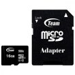 microSDHC карта 16GB Team class10 UHS-1 з SD адаптером (TUSDH16GCL10U03)