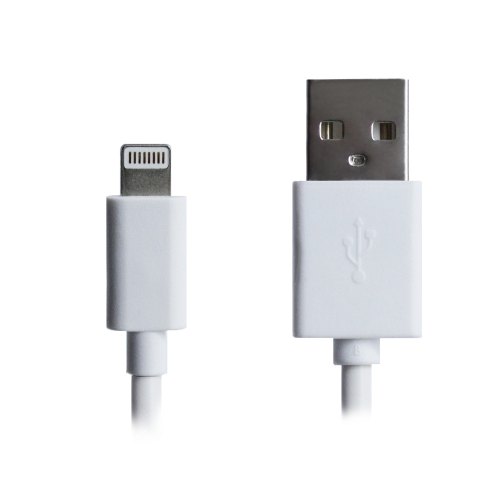 Кабель Grand-X USB-Lightning  PL01W, 1m, White