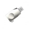 Перехідник OTG Hoco UA10 (USB to microUSB), Pearl Nickel