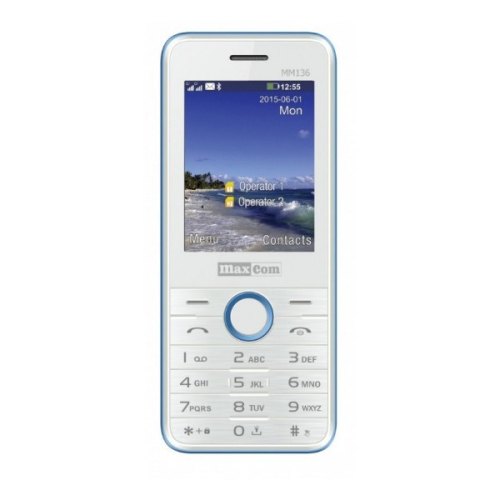 Мобільний телефон Maxcom MM136 White-Blue