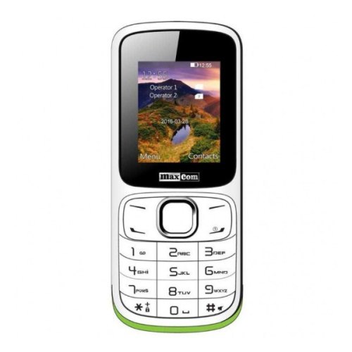 Мобільний телефон Maxcom MM129 White-Green