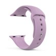Ремінець Silicone Watch band for Apple Watch 42/44mm Lavender