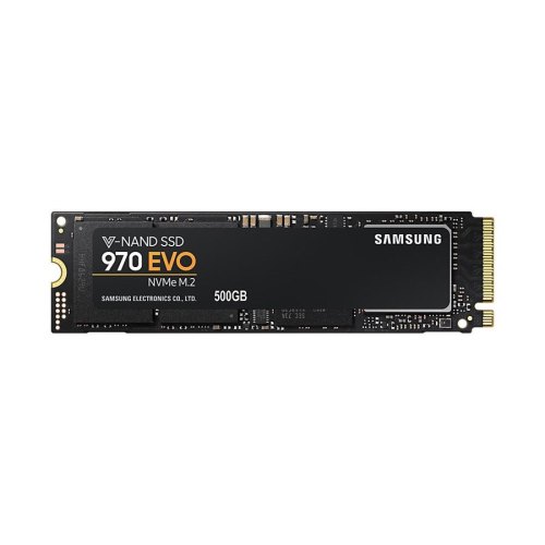 Накопичувач SSD NVMe M.2 2280 Samsung 970 Evo 500GB PCIe 3.0 V-NAND 3bit MLC (MZ-V7E500BW)