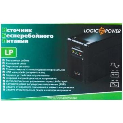 Пристрій безперебійного живлення LogicPower LP 650VA-P (1879)