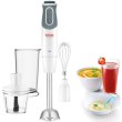 Блендер Tefal заглибний Optichef 800Вт, 3в1, чаша-800мл, чопер-500мл, турборежим, білий