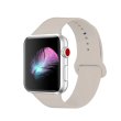 Ремінець Silicone Watch band for Apple Watch 42/44mm Stone
