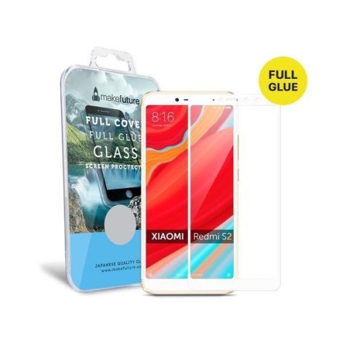 Захисне скло  MakeFuture Full Cover Full Glue для Xiaomi Redmi S2 White