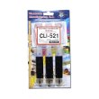 Заправний набір WWM для Canon CLI-521 (3 x 20мл) Black (IR3.C11/B)