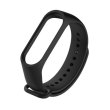 Браслет для Xiaomi Mi Band 4/3 (silicone) Black