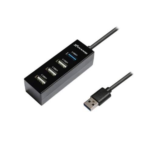 USB хаб Grand-X Travel 4 порта (1хUSB3.0+3хUSB2.0) (GH-409)