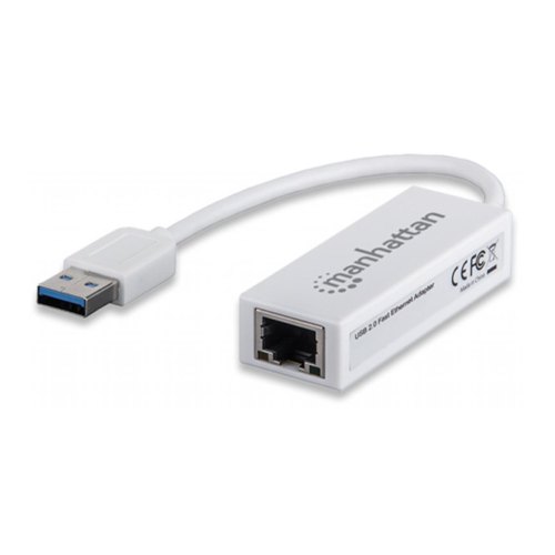 Перехідник USB --> Ethernet RJ45, Manhattan (506731)