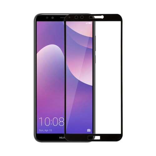 Захисне скло  MakeFuture Full Cover Full Glue для Huawei Y7 Prime 2018 Black
