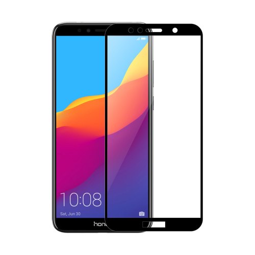 Захисне скло  MakeFuture Full Cover Full Glue для Honor 7C Black