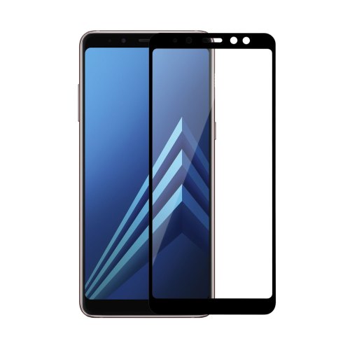 Захисне скло  MakeFuture Full Cover Full Glue для Samsung  A8 Plus 2018 (A730) Black