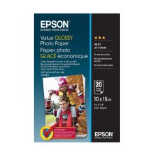 Фотопапір Epson 100mmx150mm Value Glossy Photo Paper 20 л. (C13S400037)