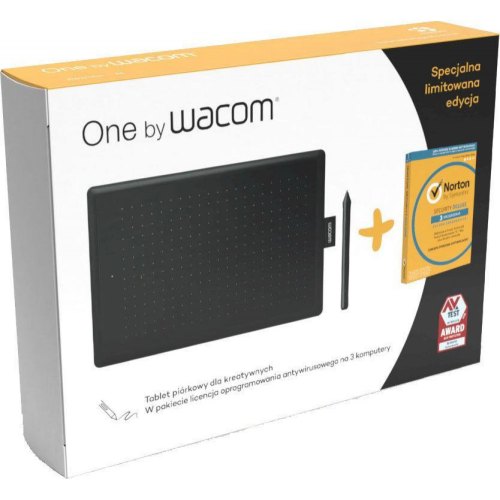 Графічний планшет Wacom One by Medium Black (CTL-672-N)
