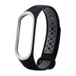 Браслет для Xiaomi Mi Band 4 / 3 (Sport silicone) Black/Grey