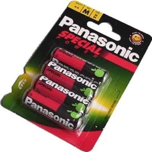 Батарейка Panasonic RED ZINK вугільно-цинкова AAA(R3) блістер, 4 шт.