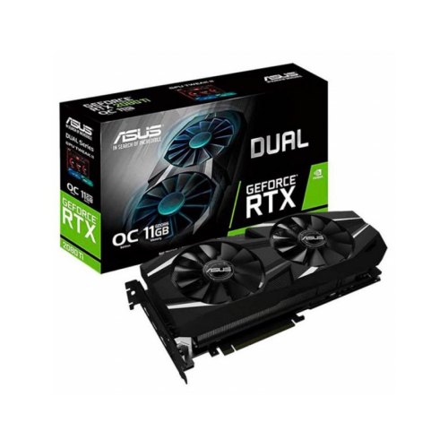 Відеокарта ASUS GeForce RTX2080 Ti 11Gb DUAL OC (DUAL-RTX2080TI-O11G)