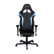 Кресло для геймеров DXRACER RACING OH/RW288/NBW(черное/голубые и белые вставки)