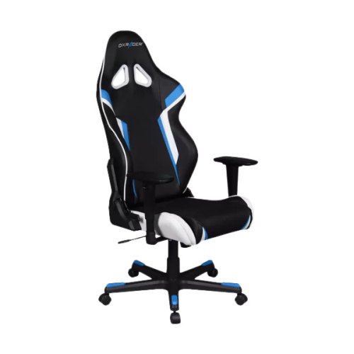 Кресло для геймеров DXRACER RACING OH/RW288/NBW(черное/голубые и белые вставки)