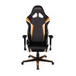 Крісло для геймерів DXRACER RACING OH/RZ288/NOW (чорні/помаранчеві та білі вставки)